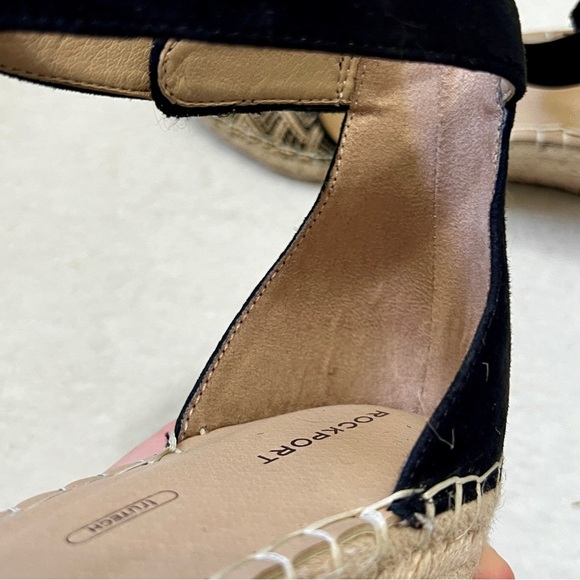 Rockport Marah Espadrille Geometric Print Wedge Sandals - Size 10 - Picture 12 of 14